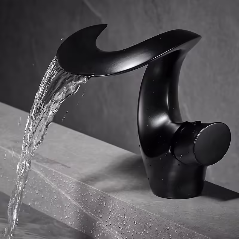 Matt Black Moon basin faucet